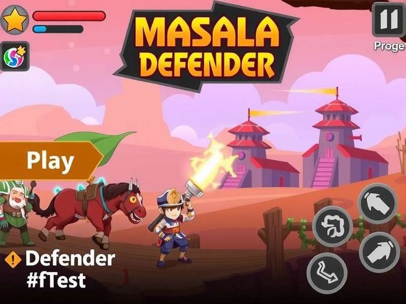Masala Defender Mighty Gameplay Screenshot